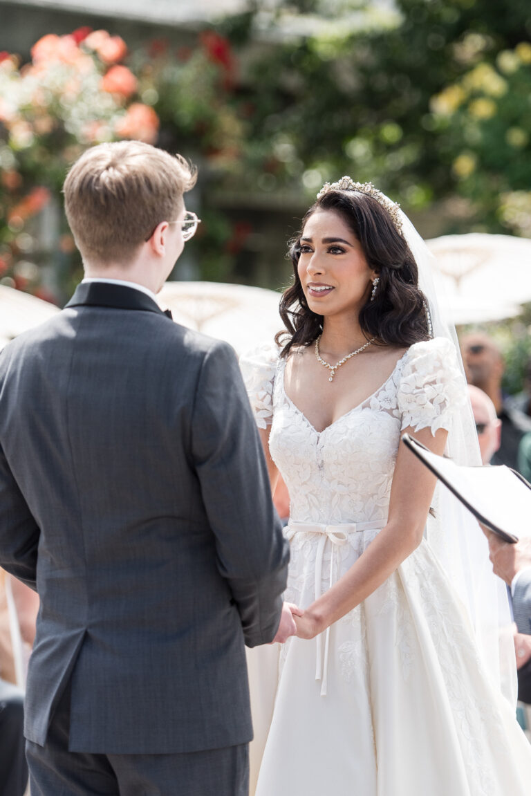 Jonathan Evans officiating Maryam and Nick's ceremony