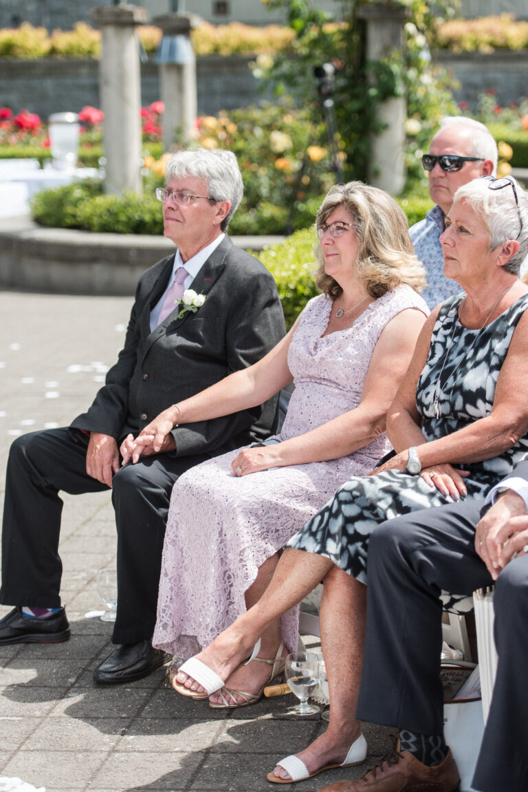 Jonathan Evans officiating Maryam and Nick's ceremony