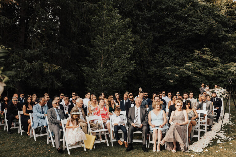 Jonathan Evans officiating Roxolana and Hamid's ceremony